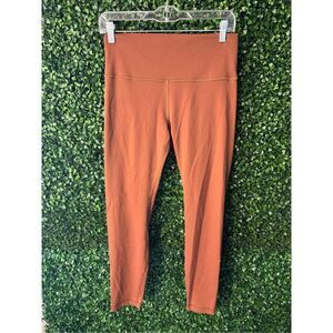 Lululemon Brown Wunder Train Leggings Size 10 25”